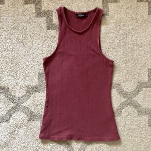 Kate Spade Saturday Stretch Waffle Knit Tank
